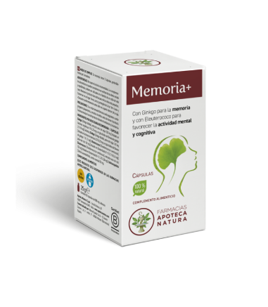 APOTECA NATURA MEMORIA + GINKGO 50 CAPSULAS