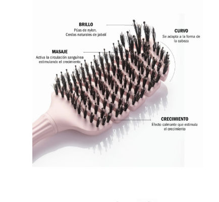MONCHO MORENO SUPER MAGIC BRUSH CERDAS DE JABALI ROSA