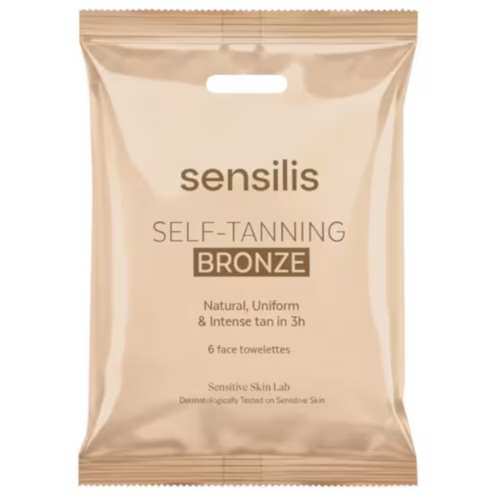 SENSILIS TOALLITA AUTOBRONCEADORA BRONZE 6 UNIDADES