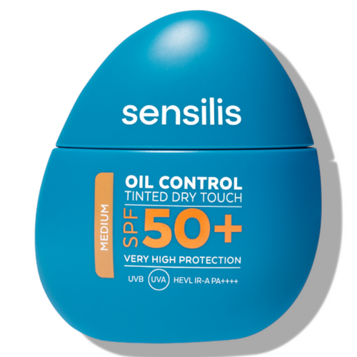 SENSILIS OIL CONTROL TINTED DRY TOUCH SPF50 COLOR MEDIO 40ML