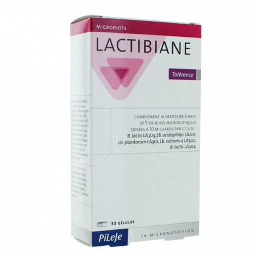 Pileje lactibiane tolerance 2.5 g 30 capsulas Pileje lactibiane tolerance 2.5 g 30 capsulas