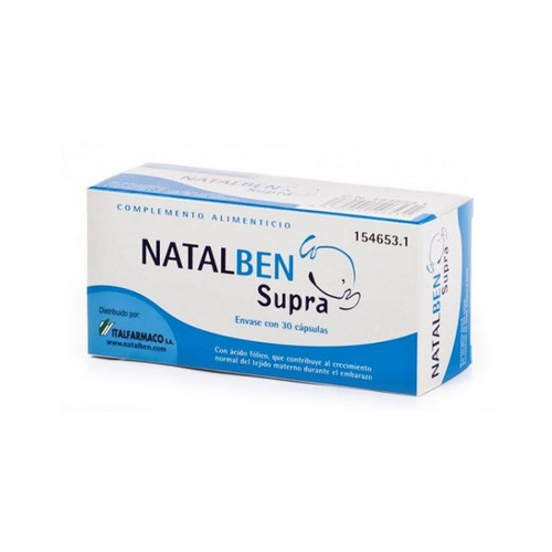 Natalben supra 30 cápsulas