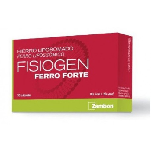 Fisiogen hierro forte 30 cápsulas Fisiogen hierro forte 30 cápsulas