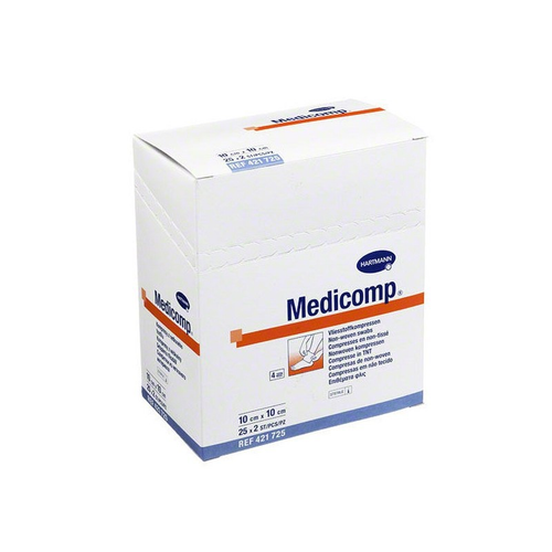 Hartmann medicomp 10 cm x 10 cm 25 sobres de 2 UDS Hartmann medicomp 10 cm x 10 cm 25 sobres de 2 UDS