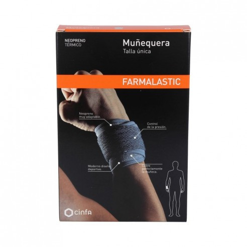 Muñequera farmalastic neopreno t- única