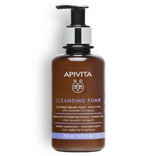 Apivita cleansing foam face & eyes