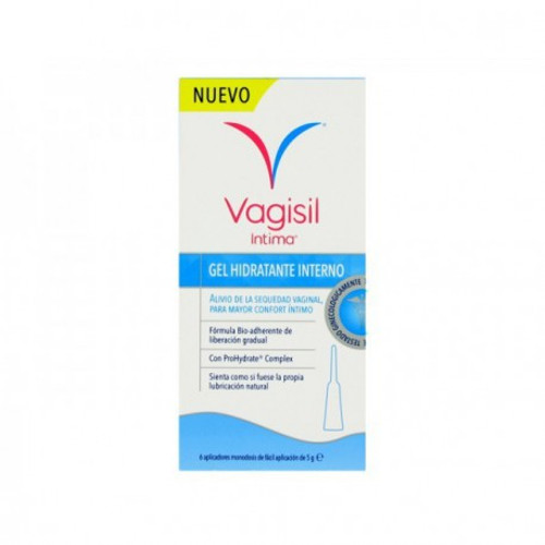 Vagisil íntima gel hidratante interno 5 mL 6 aplicadores Vagisil íntima gel hidratante interno 5 mL 6 aplicadores