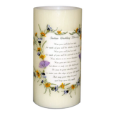Indian Spring Wedding Blessing Candle