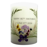 Personalized Happy Birthday Candle