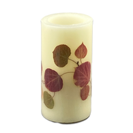 Aspen Leaf Candle