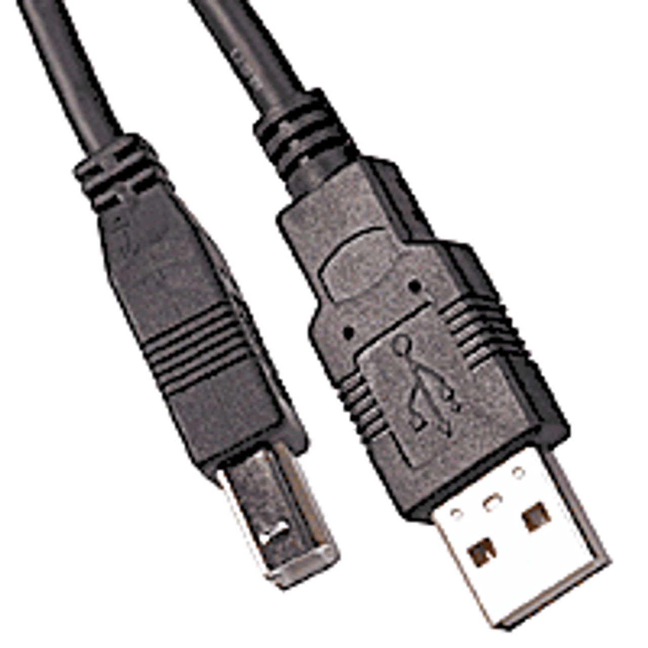 6 Foot USB 2.0 Type A Male to Type B Male Cable - Black