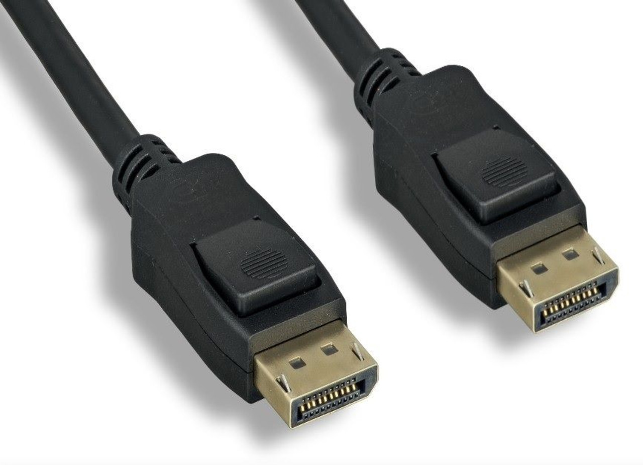 6 Foot DisplayPort 1.4 UltraHD 8K VESA Certified Cables with Latch