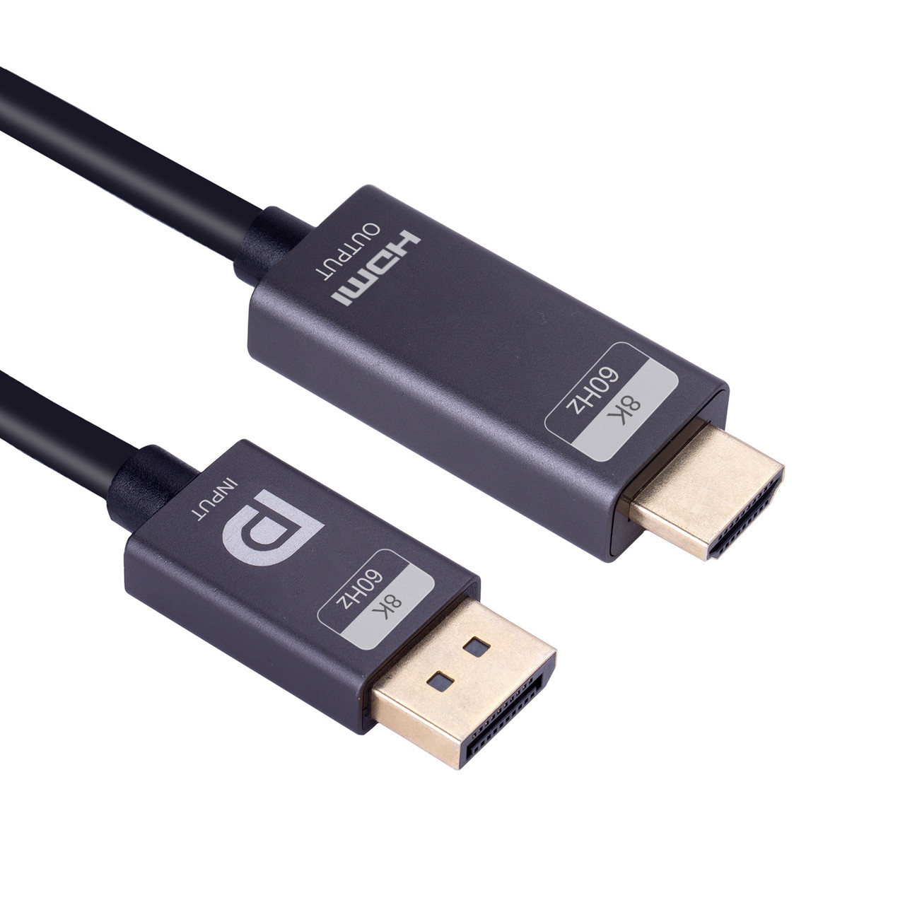 DisplayPort 1.4 to HDMI 2.1 Adapter 8K 60Hz 4K 144Hz