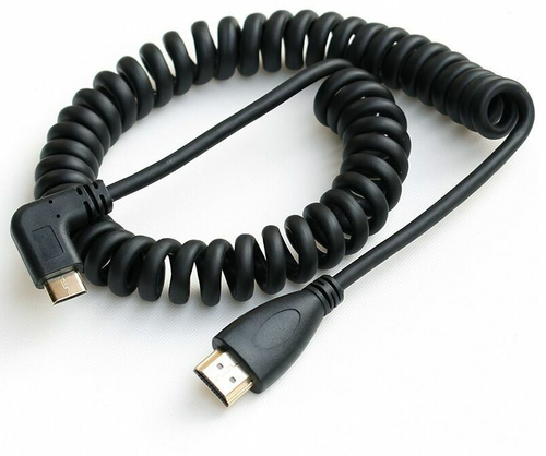 Coiled HDMI Cables