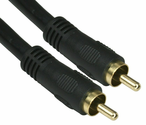 Subwoofer and Digital RCA Audio Cables