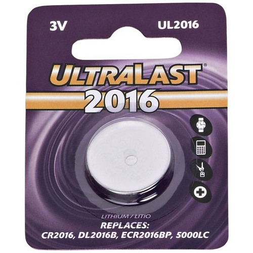 UL2016 CR2016 Lithium Coin Cell Battery (Local Pickup Only)