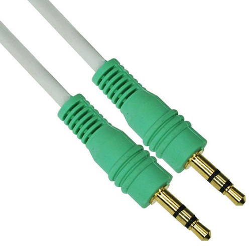 12 Foot 3.5mm Male to Male Shielded Stereo Audio Cable 