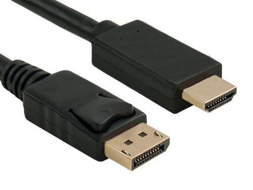 15 Foot DisplayPort 1.2 Male to HDMI Male Cable, UHD 4K 30p