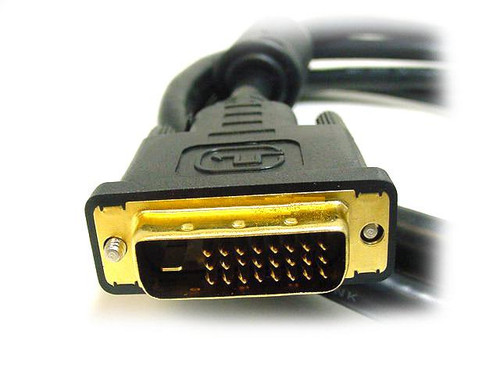 3 Foot Gold Plated DVI-D Digital Dual Link M/M with Ferrites
