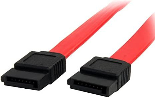 20 Inch Red SATA Data Cable - No Clips