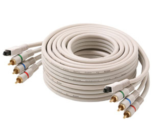 6 Foot Python™ Component Video Cables with Toslink Digital Optical Cable