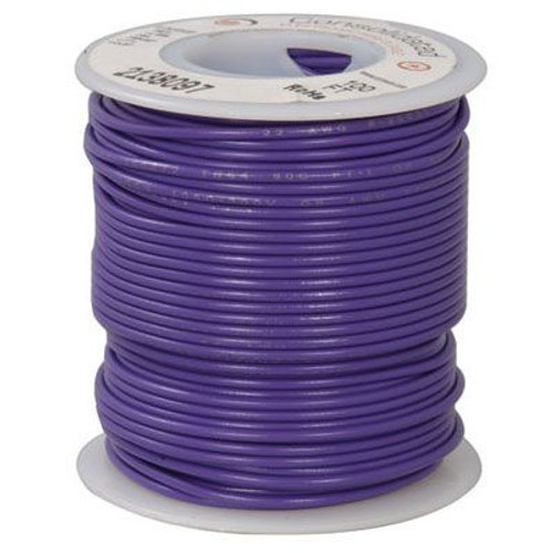 Purple 100 Foot 20 AWG stranded hook-up wire