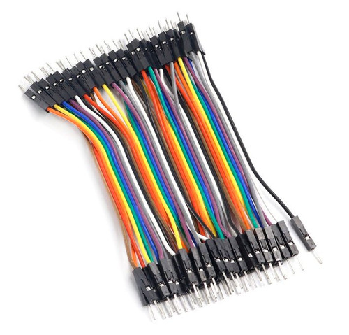 10cm Male - Male 40 Wire Dupont Cable