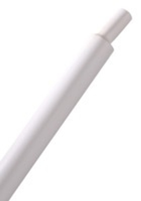 HeatShrink Tube 3/16" White 3:1 - 1 Foot Length