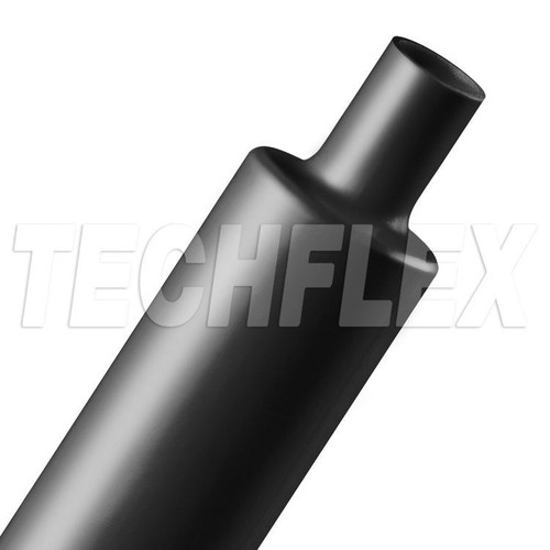 HeatShrink Tube 1.5" Black 2:1 - 1 Foot Length