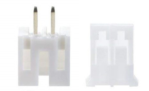 JST-PH 2.0mm 2 Pin Connector Kit, Male/Female with Pins - 5 Pack