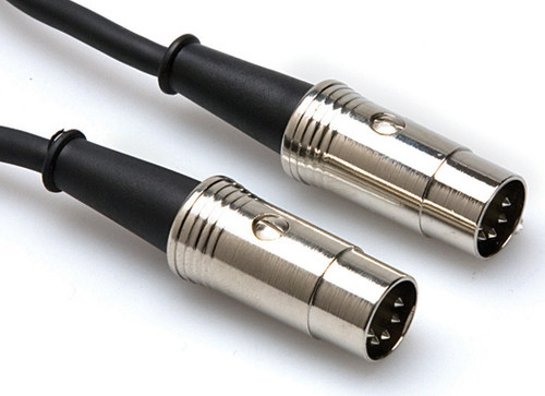 HOSA MID-510 10 Foot Pro MIDI Cable, Serviceable 5-pin DIN to Same