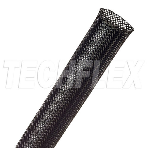 PTN0.75BK - Flexo® PET - 3/4" - Black Sleeving - Per Foot