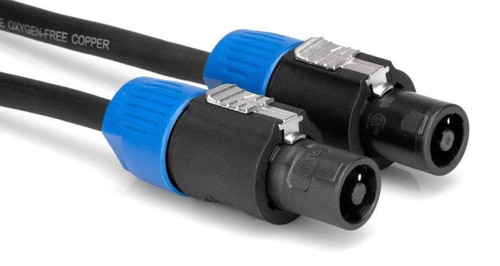 HOSA SKT-405 5 Foot 14awg Pro Speaker Cable, Neutrik REAN Speakon Connectors Male to Male