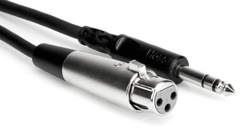 HOSA STX-110F 10 Foot Balanced Interconnect, XLR Female to 1/4 in TRS