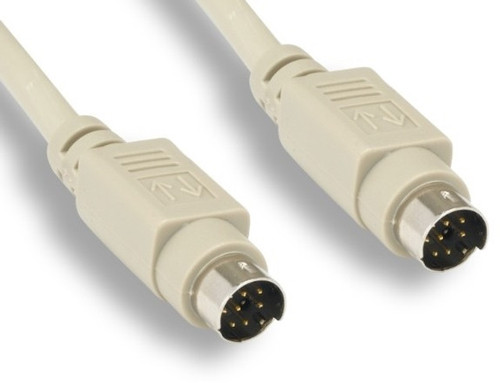 25 foot 8 Pin Mini Din Male / Male Cable