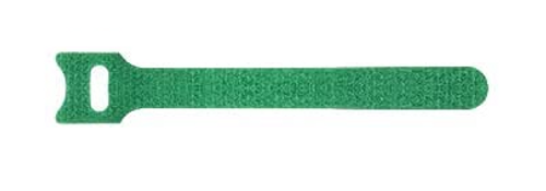 15cm Hook and Loop Straps - Pack of 10 - Green