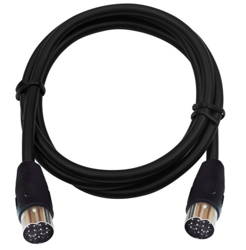 5 Foot 13 Pin Din Male/Male Cable, common for some Guitar Synths