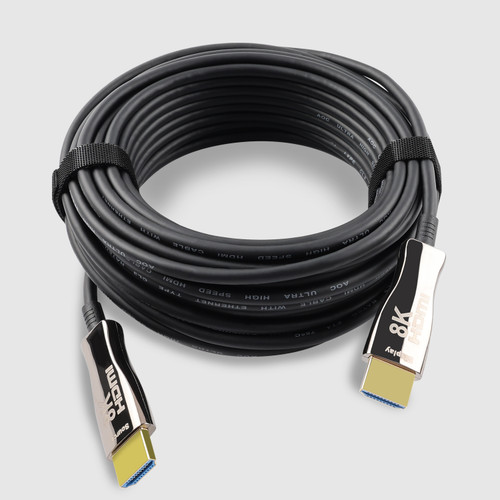 65 Foot AOC Active Optical HDMI 2.1V 8K/60Hz, In-wall rated