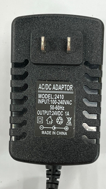 24 Volt 1 Amp Power Adapter, 2.1mm x 5.5mm
