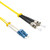 2 Meter ST/LC Single Mode Duplex 9/125  Fiber Cable