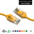 10 Foot CAT6 28AWG Slim Gigabit Ethernet Network Cable - Yellow