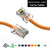 25 Foot Cat5E UTP Ethernet Network Non Booted Cable Orange - Ships from California