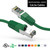2 Foot CAT 5e Shielded ( STP) Ethernet Network Booted Cable -  Green - Ships from Vendor