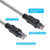 3 Foot Armored CAT 6A 10GB 24awg Rugged Outdoor UV Weatherproof Ethernet Network Cable