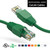 25 Foot Cat 6A UTP 10 Gigabit Ethernet Network Booted Cable - Green - Ships from California