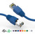 7 Foot Cat6A Shielded (SSTP) Ethernet Network Booted Cable Blue