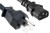 10 Foot 14 AWG, UL Power Cord, IEC320 C13 to NEMA 5-15P