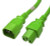 2 Foot Green IEC320 C14/C15 14AWG 15A 250V Power Cable