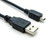 1 Foot USB 2.0 Type A Male to Mini B ( 5 Pin ) Male - Black