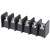 NTE 25-B200-06 Terminal Block Barrier 6 Pole 9.50mm Pitch 300V 25A PC Mount Terminals 22-12awg Wire Range